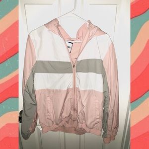 PINK WINDBREAKER JACKET